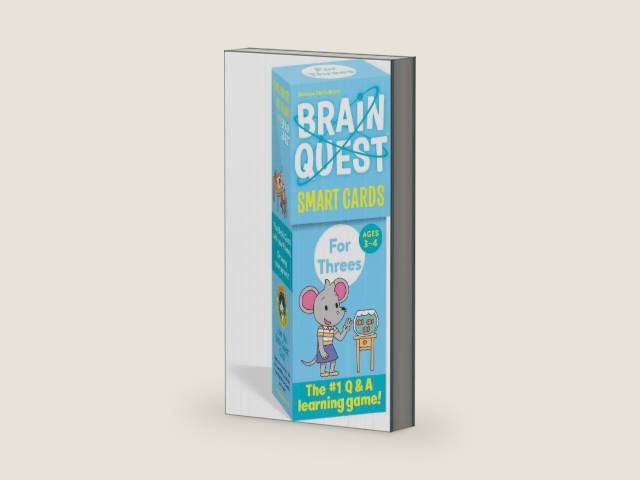 Brain Quest For Threes Smart Cards Revised 5th Edition (Brain Quest Smart Cards) by Workman Publishing | barcode:9781523517237 | source:'9781523517237-right-three-quarter.jpg