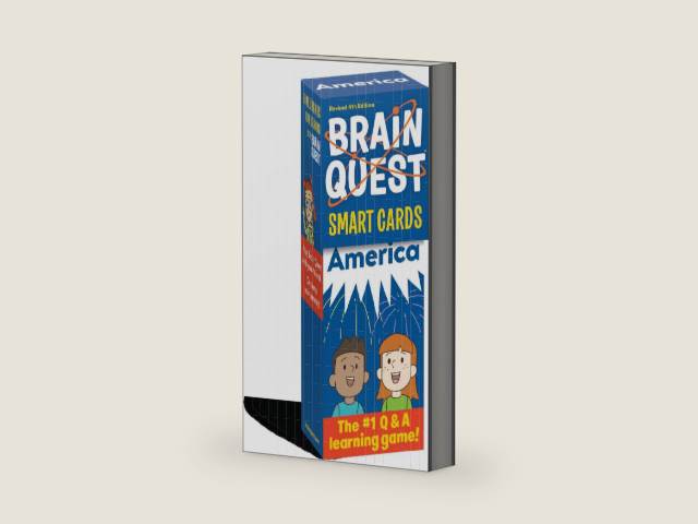 Brain Quest America Smart Cards Revised 4th Edition (Brain Quest Smart Cards) by Workman Publishing | barcode:9781523517312 | source:'9781523517312-right-three-quarter.jpg