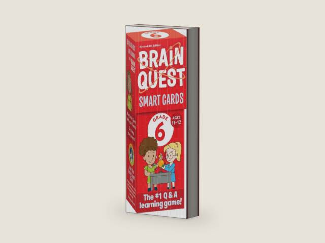 Brain Quest 6th Grade Smart Cards Revised 4th Edition (Brain Quest Smart Cards) by Workman Publishing | barcode:9781523523924 | source:'9781523523924-right-three-quarter.jpg