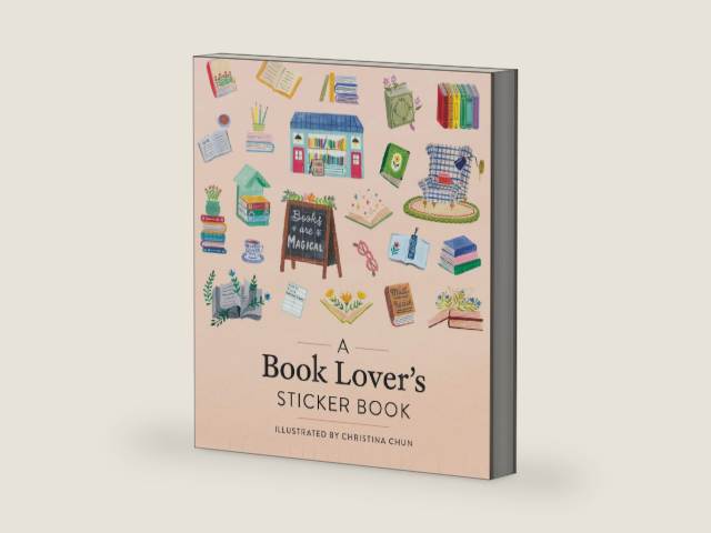 A Book Lover's Sticker Book by Workman Publishing | barcode:9781523527601 | source:'9781523527601-right-three-quarter.jpg