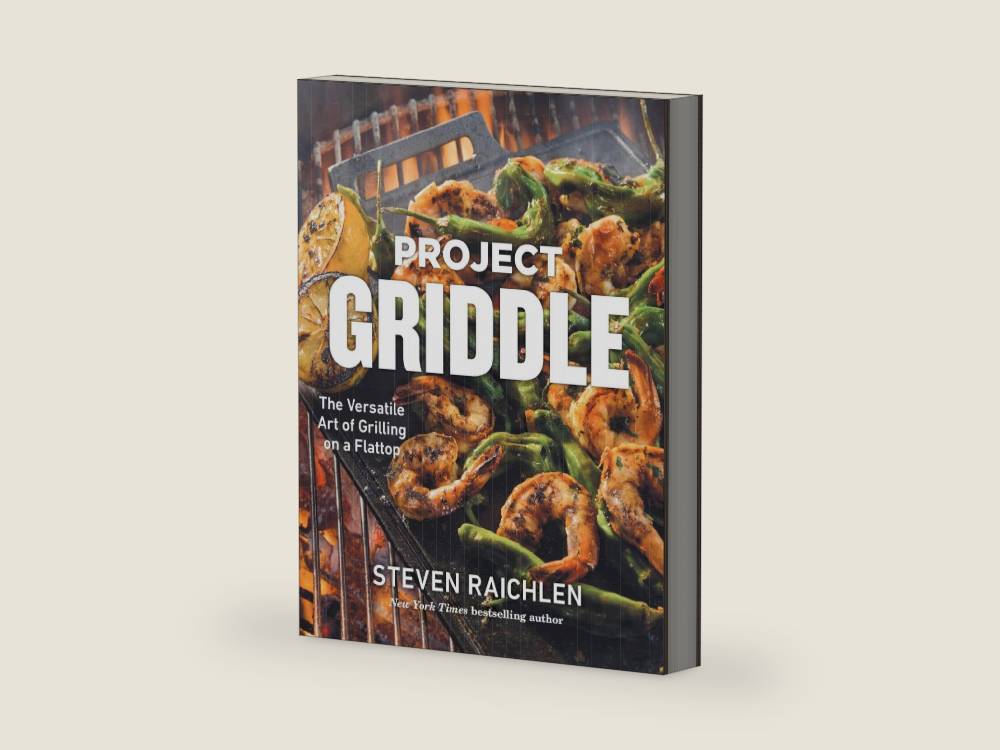 Project Griddle: The Versatile Art of Grilling on a Flattop by Steven Raichlen | barcode:9781523528875 | source:'9781523528875-right-three-quarter.jpg