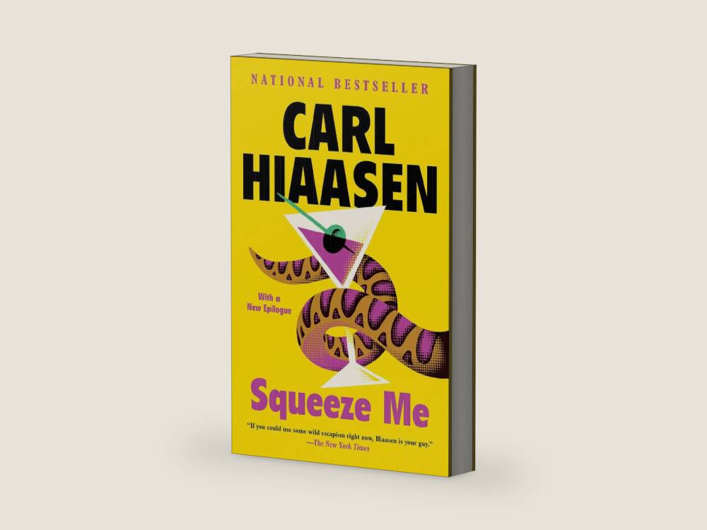 Squeeze Me: A novel (Skink Series) by Carl Hiaasen | barcode:9781524733469 | source:'9781524733469-right-three-quarter.jpg