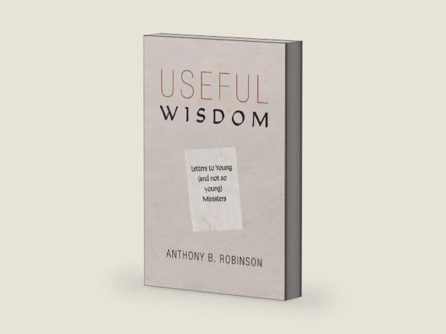 Useful Wisdom: Letters to Young (and Not-So-Young) Ministers by Anthony B. Robinson | barcode:9781532683459 | source:'9781532683459-right-three-quarter.jpg