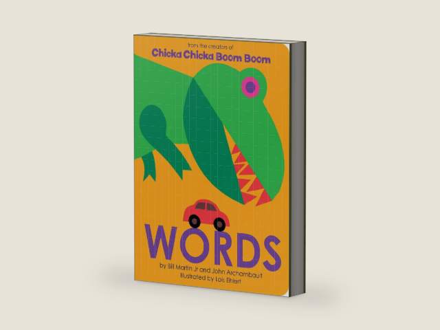 Words (Chicka Chicka Book, A) by Bill Martin Jr | barcode:9781534401259 | source:'9781534401259-right-three-quarter.jpg