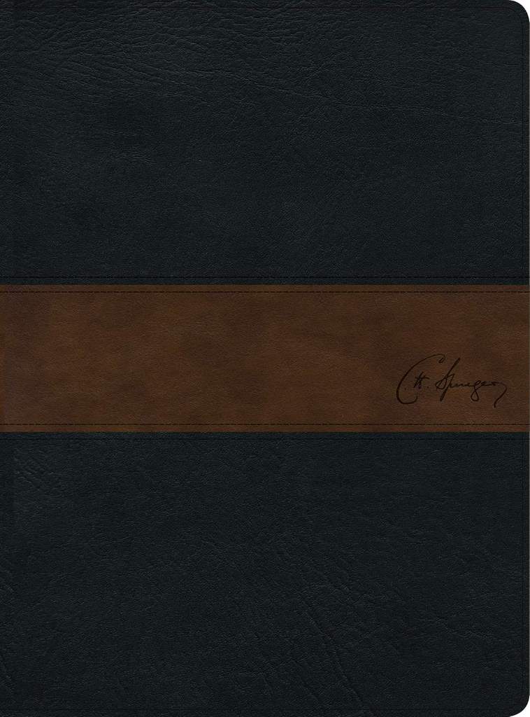 RVR 1960 Biblia de estudio Spurgeon, negro/marrón símil piel (Spanish Edition) by B&H Español Editorial Staff | barcode:9781535915182 | source:'9781535915182.jpg