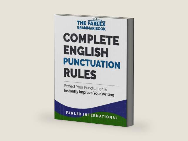 Complete English Punctuation Rules: Perfect Your Punctuation and Instantly Improve Your Writing (The Farlex Grammar) by Farlex International | barcode:9781537513904 | source:'9781537513904-right-three-quarter.jpg