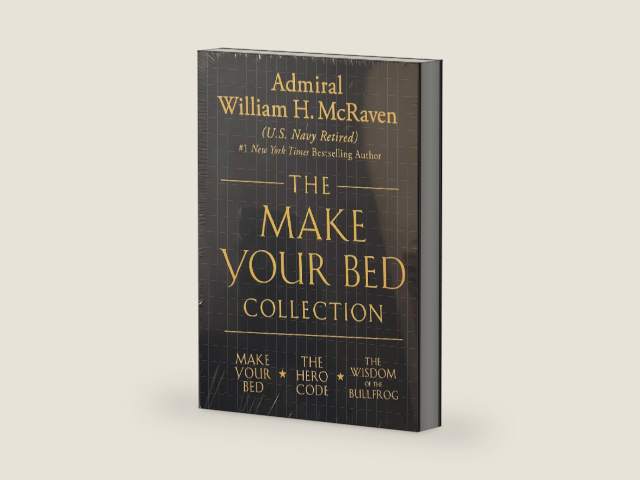 The Make your bed Collection by Admiral William H McRaven | barcode:9781538767450 | source:'9781538767450-right-three-quarter.jpg