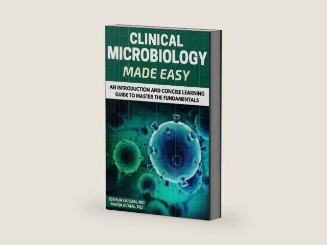 Microbiology: Clinical Microbiology Made Easy: An Introduction and Concise Learning Guide to Master the Fundamentals by Dr Joshua Larsen | barcode:9781540497727 | source:'9781540497727-right-three-quarter.jpg