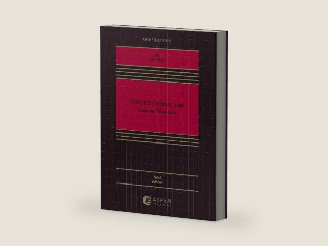 Constitutional Law: Cases and Materials (Aspen Select Series) by Martin L. Levy | barcode:9781543857696 | source:'9781543857696-right-three-quarter.jpg