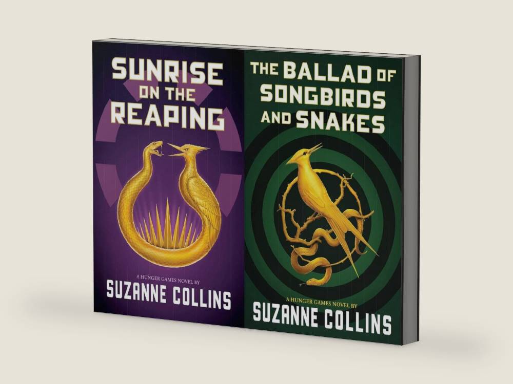 Hunger Games 2-Book Bestseller Collection Set – Sunrise on the Reaping & The Ballad of Songbirds and Snakes by Suzanne Collins by Suzanne Collins | barcode:9781546156635 | source:'9781546156635-right-three-quarter.jpg