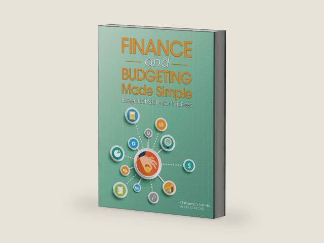 Finance and Budgeting Made Simple: Essential Skills for Nurses by K. T. Waxman | barcode:9781556455209 | source:'9781556455209-right-three-quarter.jpg