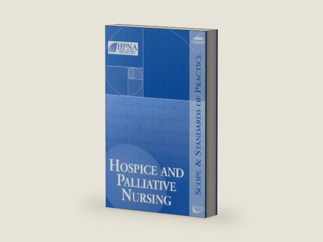 Hospice and Palliative Nursing: Scope and Standards of Practice by American Nurses Association | barcode:9781558102538 | source:'9781558102538-right-three-quarter.jpg