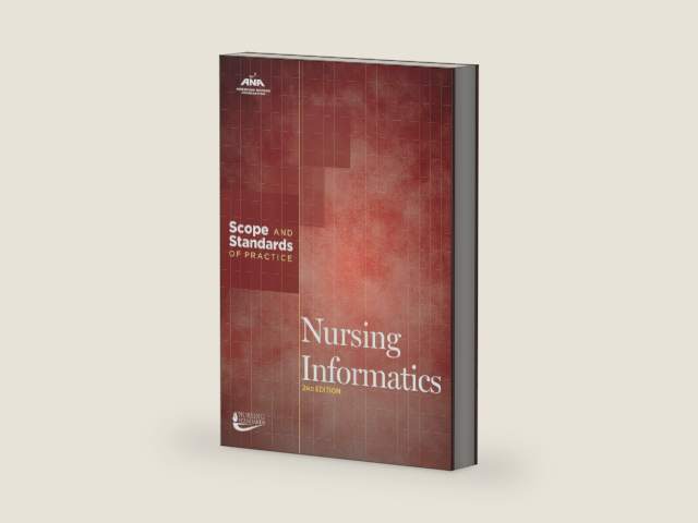Nursing Informatics: Scope and Standards of Practice by American Nurses Association | barcode:9781558105829 | source:'9781558105829-right-three-quarter.jpg
