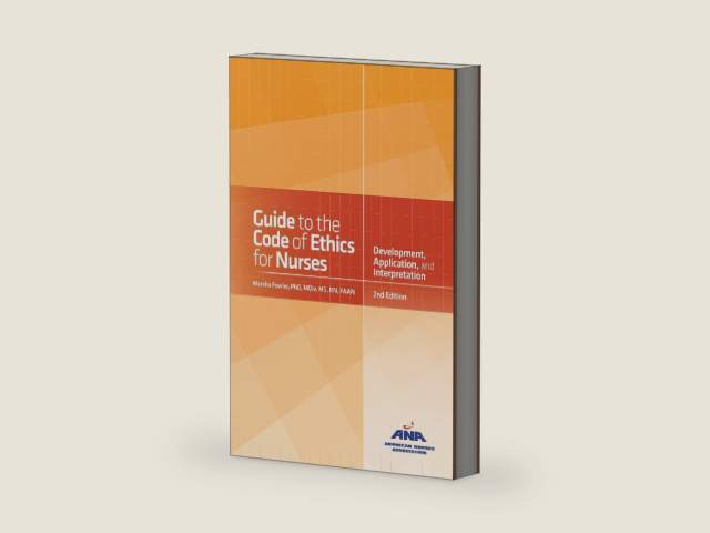 Guide to the Code of Ethics for Nurses: With Interpretive Statements: Development, Interpretation, and Application by FAAN Marsha Fowler, PhD, MDiv, MS, RN | barcode:9781558106031 | source:'9781558106031-right-three-quarter.jpg