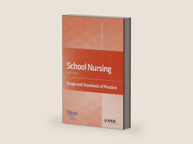 School Nursing: Scope and Standards of Practice, 3rd Edition by American Nurses Association | barcode:9781558107229 | source:'9781558107229-right-three-quarter.jpg