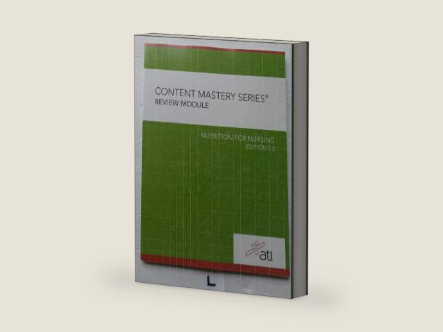 RN Nutrition for Nursing -Edition 7.0-2019 by ATI Nursing Education | barcode:9781565336025 | source:'9781565336025-right-three-quarter.jpg