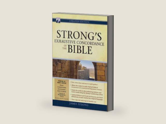 Strong's Exhaustive Concordance Of The Bible by James Strong | barcode:9781565633599 | source:'9781565633599-right-three-quarter.jpg