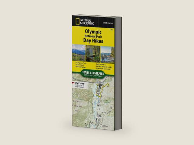 Olympic National Park Day Hikes Map (National Geographic Topographic Map Guide, 1716) by National Geographic Maps | barcode:9781566959476 | source:'9781566959476-right-three-quarter.jpg