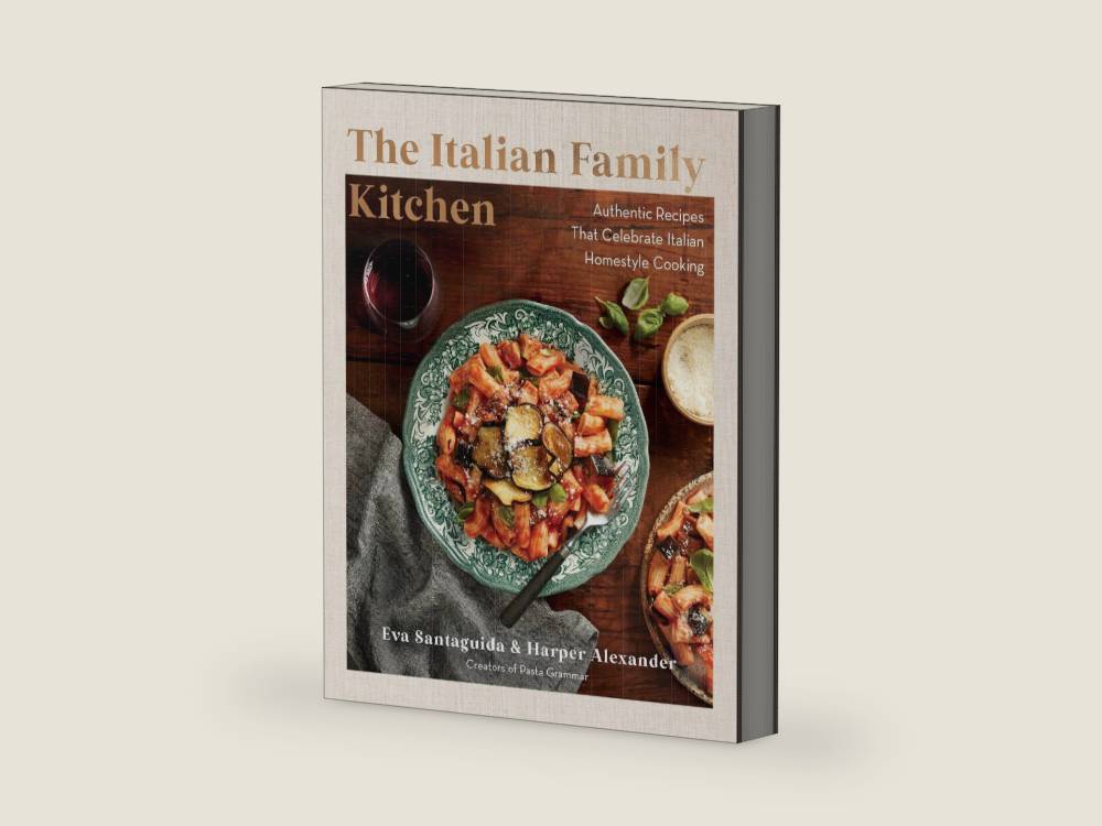 The Italian Family Kitchen: Authentic Recipes That Celebrate Homestyle Italian Cooking by Eva Santaguida | barcode:9781577154327 | source:'9781577154327-right-three-quarter.jpg