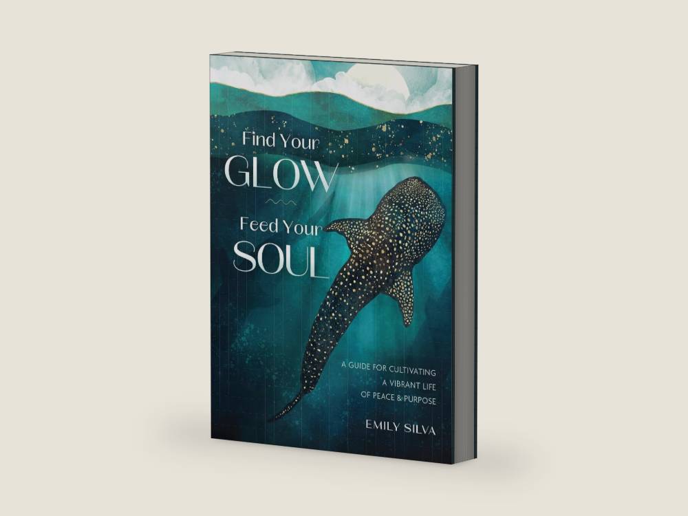 Find Your Glow, Feed Your Soul: A Guide for Cultivating a Vibrant Life of Peace & Purpose by Emily Silva | barcode:9781577158882 | source:'9781577158882-right-three-quarter.jpg