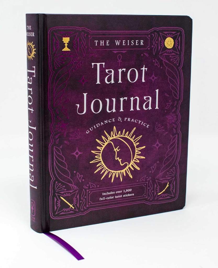 The Weiser Tarot Journal: Guidance and Practice (for use with any Tarot deck―includes 208 specially designed journal pages and 1,920 full-color Tarot ... your readings) (The Weiser Tarot Collection) by Theresa Reed | barcode:9781578638147 | source:'9781578638147.jpg