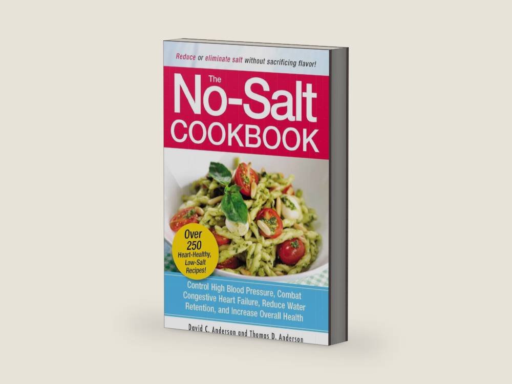 The No-Salt Cookbook: Reduce or Eliminate Salt Without Sacrificing Flavor by David C Anderson | barcode:9781580625258 | source:'9781580625258-right-three-quarter.jpg