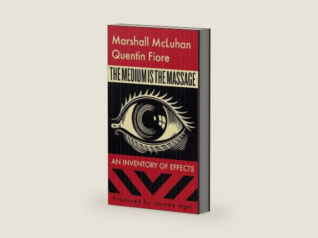 The Medium is the Massage by Marshall McLuhan | barcode:9781584230700 | source:'9781584230700-right-three-quarter.jpg