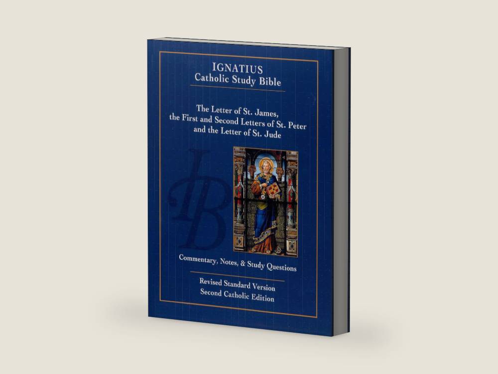The Letter of St. James, the First and Second Letters of St. Peter, and the Letter of St. Jude (Ignatius Catholic Study Bible) by Curtis Mitch | barcode:9781586174699 | source:'9781586174699-right-three-quarter.jpg