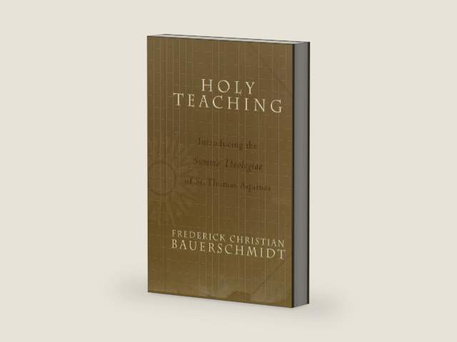 Holy Teaching: Introducing the Summa Theologiae of St. Thomas Aquinas by Frederick Christian Bauerschmidt | barcode:9781587430350 | source:'9781587430350-right-three-quarter.jpg