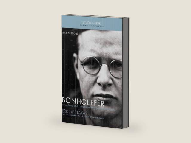 Bonhoeffer Bible Study Guide: The Life and Writings of Dietrich Bonhoeffer by Eric Metaxas | barcode:9781595555892 | source:'9781595555892-right-three-quarter.jpg
