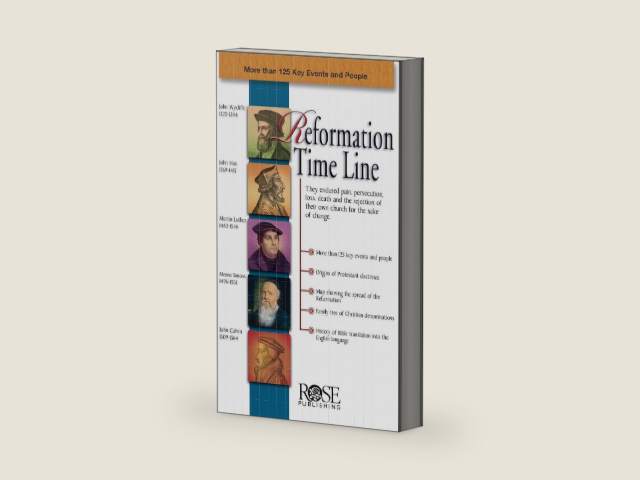 Reformation Time Line by Rose Publishing | barcode:9781596360938 | source:'9781596360938-right-three-quarter.jpg