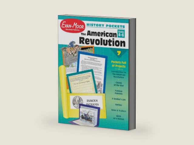 History Pockets: The American Revolution by Evan-Moor Educational Publishers | barcode:9781596732605 | source:'9781596732605-right-three-quarter.jpg