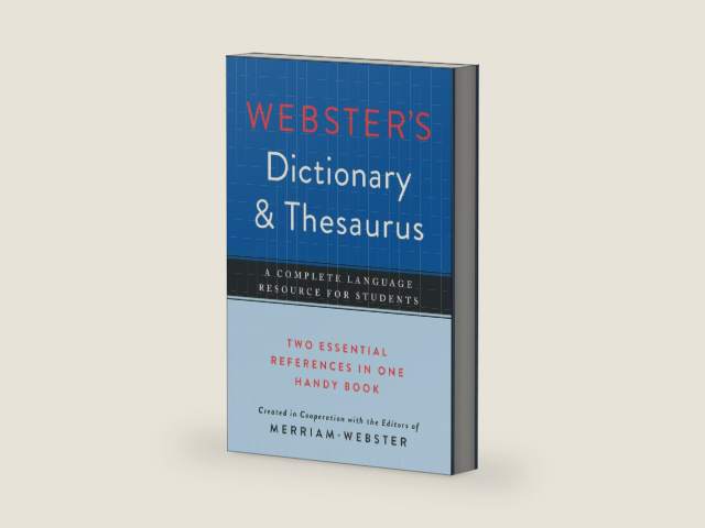 Webster's Dictionary & Thesaurus, Newest Edition by Editors of Merriam-Webster | barcode:9781596951754 | source:'9781596951754-right-three-quarter.jpg
