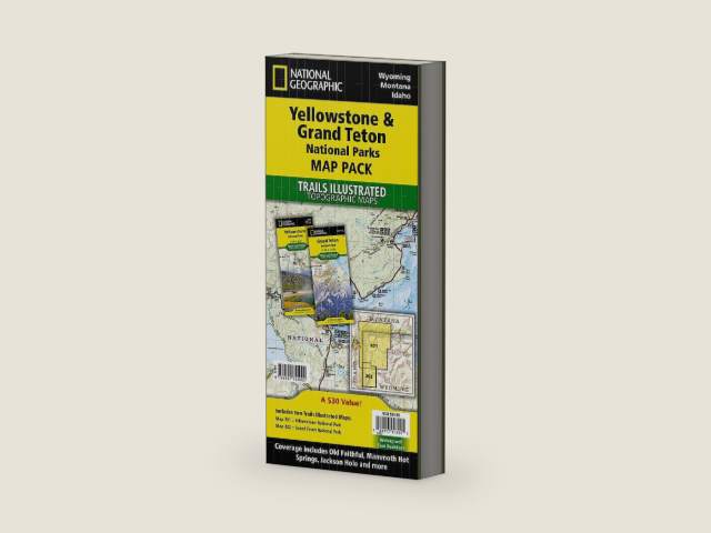 Yellowstone and Grand Teton National Parks [Map Pack Bundle] (National Geographic Trails Illustrated Map) | Books by National Geographic Maps | barcode:9781597754002 | source:'9781597754002-right-three-quarter.jpg