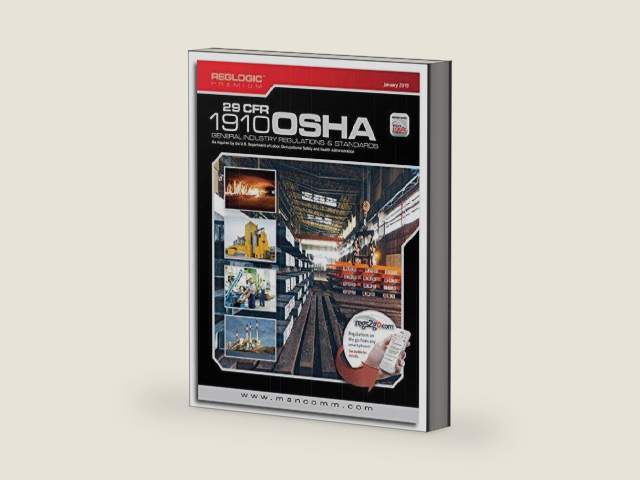 JAN 2019 OSHA General Industry 29 CFR 1910 Regulations and Standards 1/19 by Osha | barcode:9781599590721 | source:'9781599590721-right-three-quarter.jpg