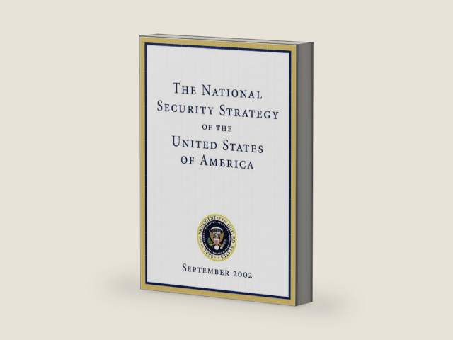 The National Security Strategy of the United States of: September 2002 by George W Bush | barcode:9781600375866 | source:'9781600375866-right-three-quarter.jpg