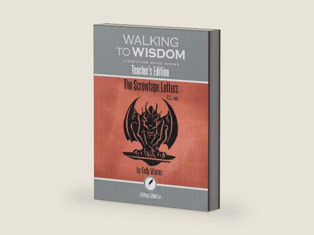 The Screwtape Letters, C.S. Lewis: Walking to Wisdom Literature Guide (Teacher's Edition) (Wtw Lit Guide) by Kelly Warner | barcode:9781600512391 | source:'9781600512391-right-three-quarter.jpg