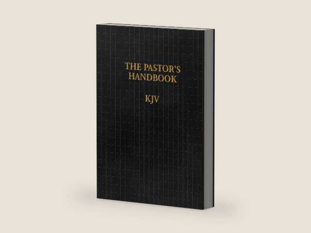The Pastor's Handbook KJV: Instructions, Forms and Helps for Conducting the Many Ceremonies a Minister is Called Upon to Direct by Moody Publishers | barcode:9781600661396 | source:'9781600661396-right-three-quarter.jpg