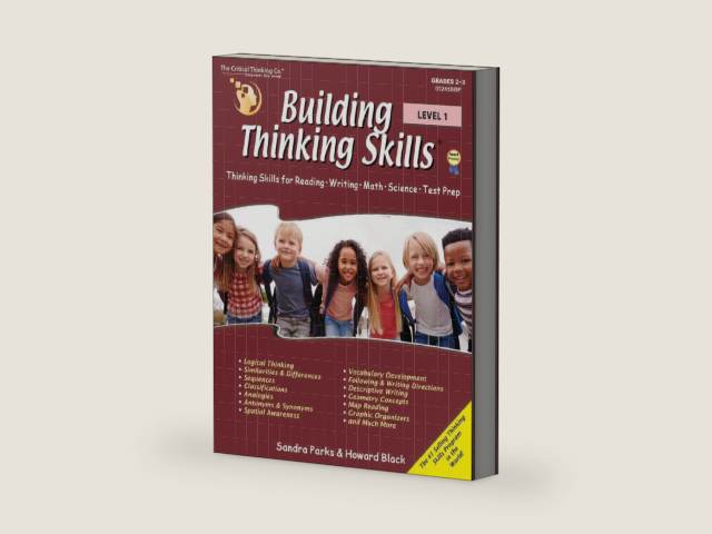 Building Thinking Skills Level 1 (Color) Workbook - Critical Thinking Skills for Reading, Writing, Math, & Science for Grades 2-3 by Sandra Parks | barcode:9781601449948 | source:'9781601449948-right-three-quarter.jpg