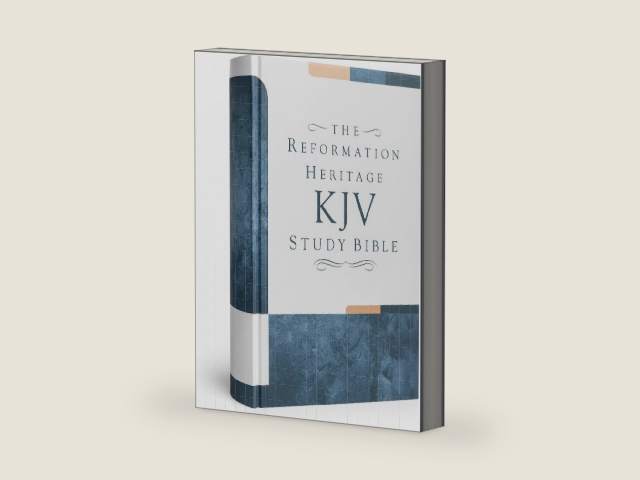 Reformation Heritage (RHB) KJV Study & Devotional Bible: King James Version with Comprehensive Study Notes and Devotions for Every Chapter | Edited by Joel R. Beeke, Michael Barrett, and Gerald Bilkes by Joel R. Beeke | barcode:9781601783240 | source:'9781601783240-right-three-quarter.jpg
