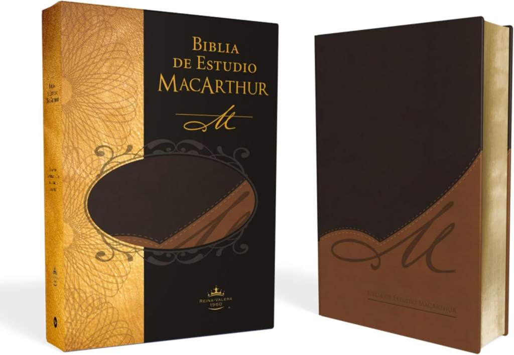 RVR60, Biblia de Estudio MacArthur, Leathersoft, Café (Spanish Edition) by John F. MacArthur | barcode:9781602552968 | source:'9781602552968.jpg
