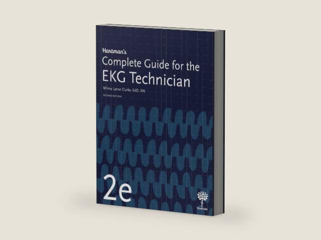 Hartman's Complete Guide for the EKG Technician, 2e by Wilma Lynne Clarke EdD RN | barcode:9781604251517 | source:'9781604251517-right-three-quarter.jpg