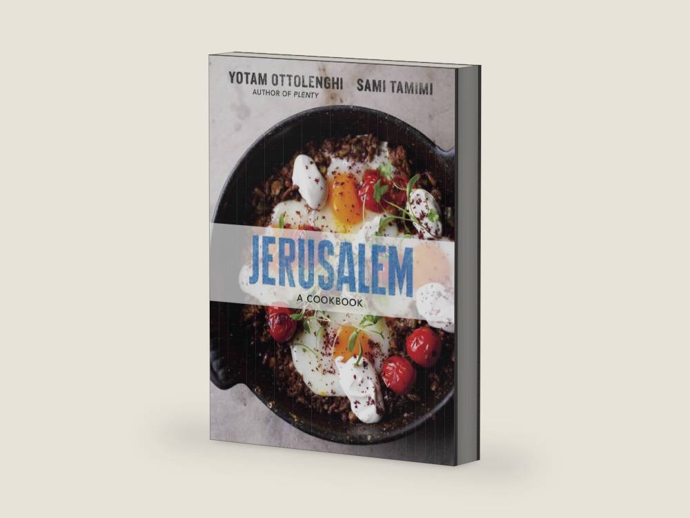 Jerusalem: A Cookbook by Yotam Ottolenghi | barcode:9781607743941 | source:'9781607743941-right-three-quarter.jpg