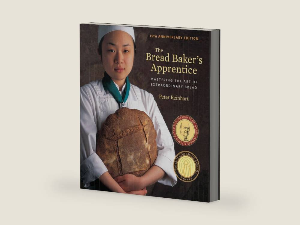 The Bread Baker's Apprentice, 15th Anniversary Edition: Mastering the Art of Extraordinary Bread [A Baking Book] by Peter Reinhart | barcode:9781607748656 | source:'9781607748656-right-three-quarter.jpg