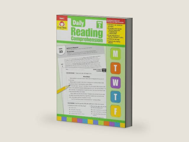Daily Reading Comprehension, Grade 2 by Karen Cardella | barcode:9781608236336 | source:'9781608236336-right-three-quarter.jpg