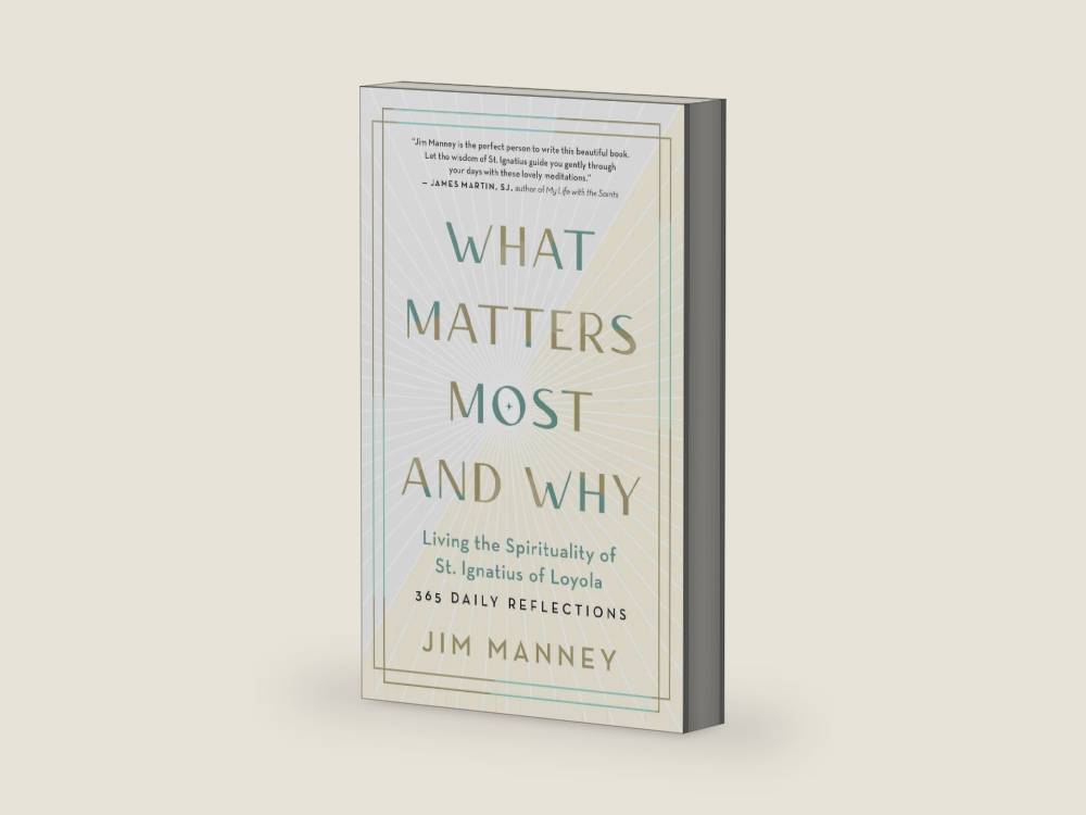 What Matters Most and Why: Living the Spirituality of St. Ignatius of Loyola ― 365 Daily Reflections by Jim Manney | barcode:9781608687763 | source:'9781608687763-right-three-quarter.jpg