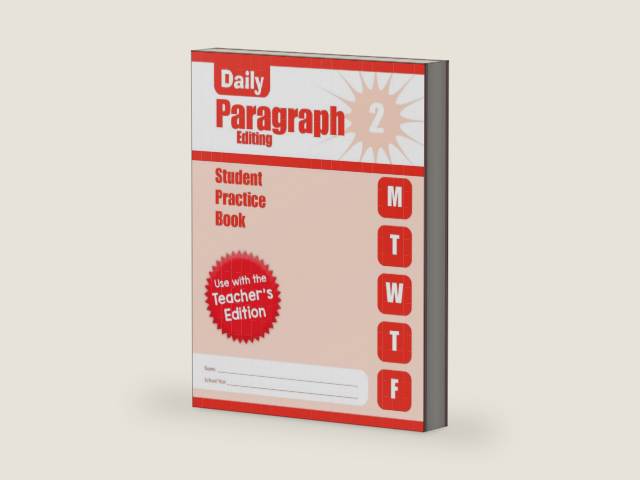 Evan-Moor Daily Paragraph Editing, Grade 2 Student Book by Evan Moor | barcode:9781609633424 | source:'9781609633424-right-three-quarter.jpg