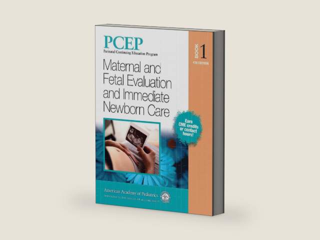 PCEP Book 1: Maternal and Fetal Evaluation and Immediate Newborn Care (Volume 1) (Perinatal Continuing Education Program) by Dr. Robert A Sinkin MD MPH FAAP | barcode:9781610024945 | source:'9781610024945-right-three-quarter.jpg
