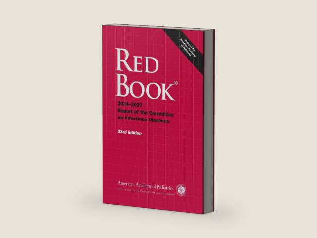 Red Book 2024: Report of the Committee on Infectious Diseases by David W. Kimberlin MD FAAP | barcode:9781610027342 | source:'9781610027342-right-three-quarter.jpg