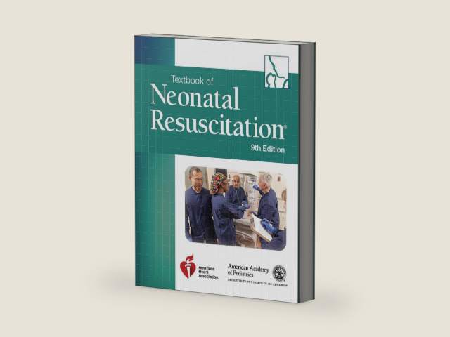 Textbook of Neonatal Resuscitation (NRP) by American Academy of Pediatrics (AAP) | barcode:9781610028578 | source:'9781610028578-right-three-quarter.jpg